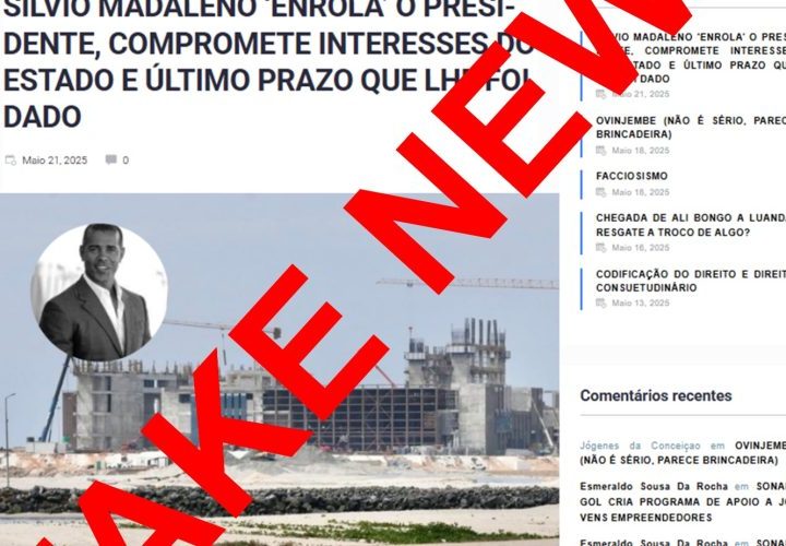 Muitas notícias falsas e enganosas continuam a ser publicadas nas redes sociais pelo falso jornalista Ramiro Aleixo, contra o empresário Silvio Madaleno.