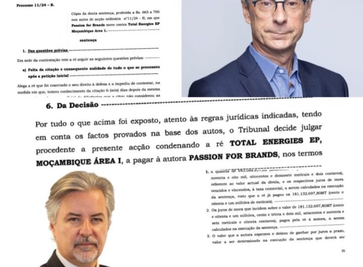 ESCÂNDALO MILIONÁRIO: TotalEnergies dá um calote de um bilião de meticais